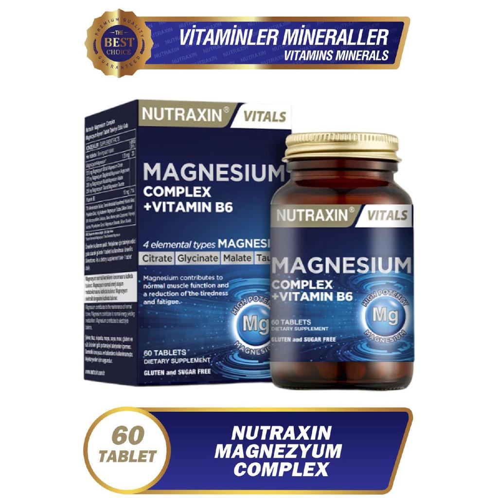 Магниевый комплекс 60 таблеток по 125 мг - (бисиглинат-таурат-малат-цитрат-b6)