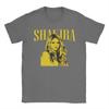 Vintage Pop Singer Shakira TShirts for Unisex Round Neck Pure Cotton T Shirt Short Sleeve Tee Shirt Plus Size Tops