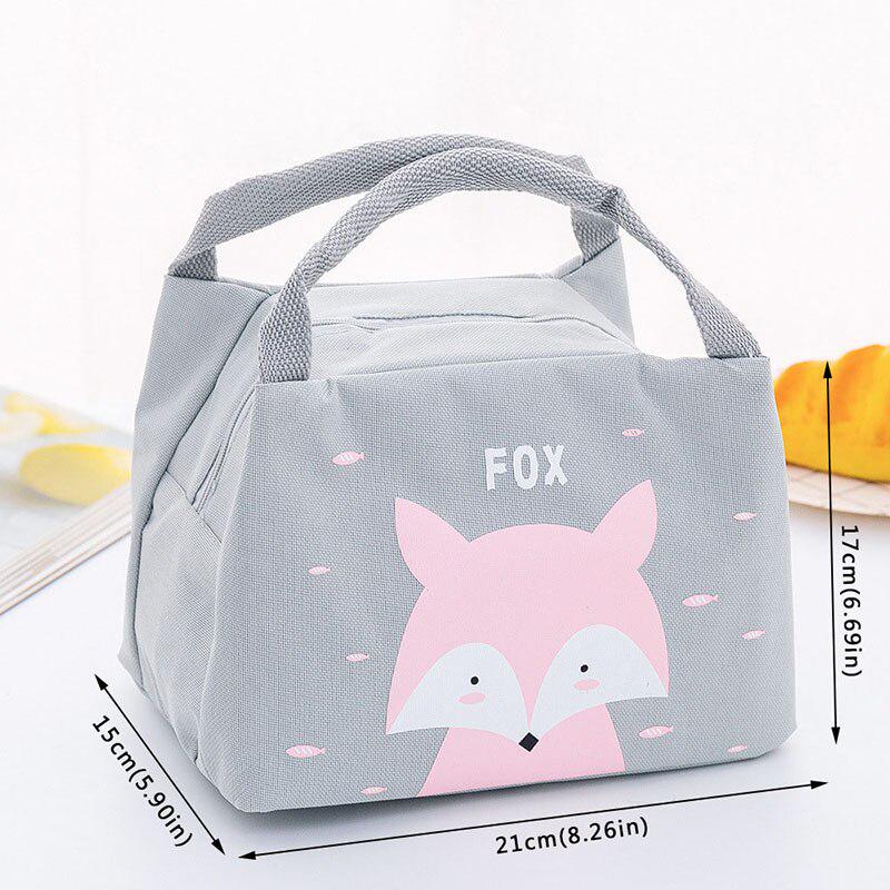 Cartoon Lunch Storage Thermo Bag Picnic Food Food Warmer Insulation Kids Lunch Box Organizer Bag CLE