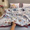 2026 A-Class Skin-Friendly Puff Cotton Bedding Set Soft Duvet Cover Bed Sheet Pillowcases
