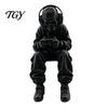 Creative Gaming Peripheral 3D Printed Skeleton Figurine Desk Decor, Sitting Statue Game Small Room Decor Decoration, Computer & Edge Sitter