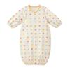 MIKI HOUSE Комбинезон в горошек Сделано для мальчиков и младенцев Детский размер Двусторонний ромпер, Рисунок, Япония, Для девочек, Новорожденный, Одежда, Одежда, 50-60см, Слоновая кость,
