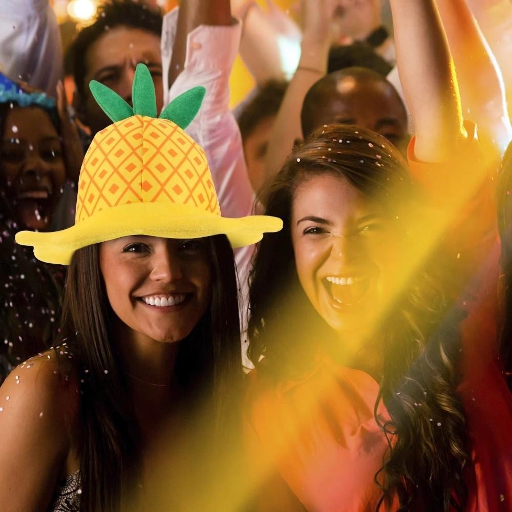 Funny Pineapple Hat Comfortable Cosplay Headwear Novelty Party Headpiece Halloween Costume
