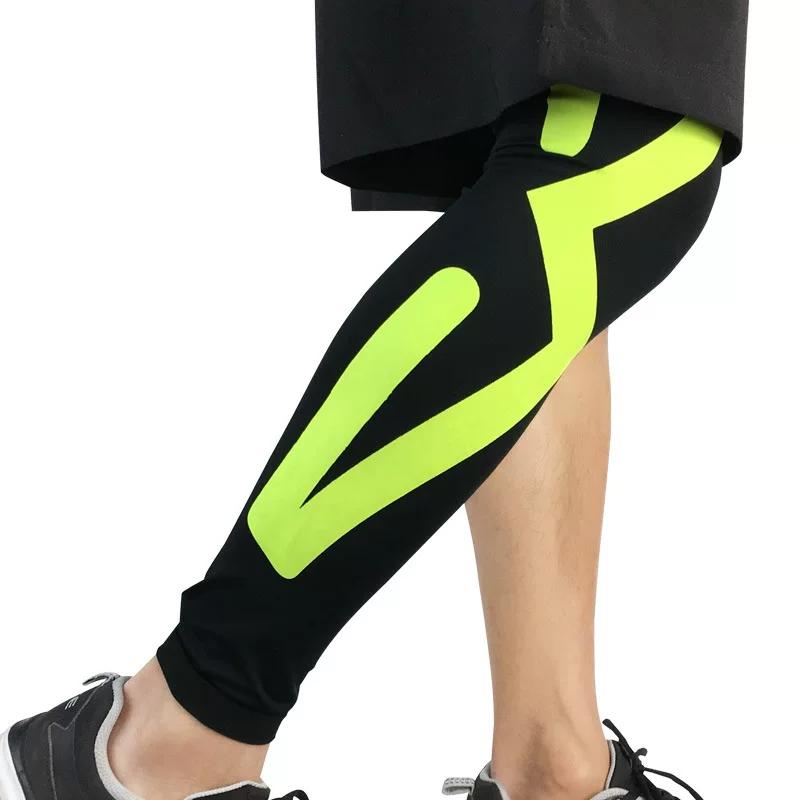 Basketball Knee and Leg Protection Gear, Tight-Fitting Pantyhose Sleeves for Men and Women, Large Long Tube for Marathon, Cycling, and Running