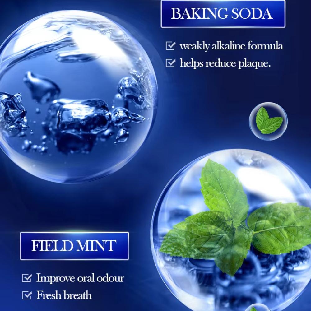 Пробиотическая отбеливающая зубная паста с пищевой содой для удаления желтых пятен на зубах и удаления белых зубов Clean Teeth Fresh Mouth 300 г