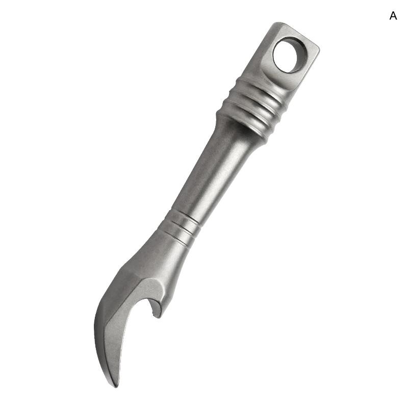 Титановый сплав Лом Открывалка для бутылок Мини Брелок Edc Многофункциональный Инструмент для вскрытия экспресс-доставки Монтировка Подвеска-ожерелье