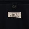 HERMES Excellent condition 21Stainless Steel 11-5255 G19821K virgin wool center vent 2B tailored jacket Jacket 48 NavyUsed
