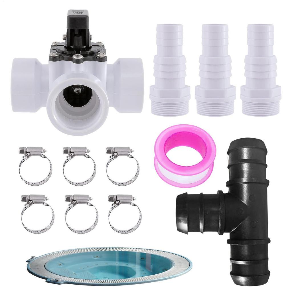 Комплект для обхода для подогревателя бассейна Набор для регулировки клапана перенаправления бассейна Соединение шланга Подключение нескольких блоков Аксессуары для бассейна