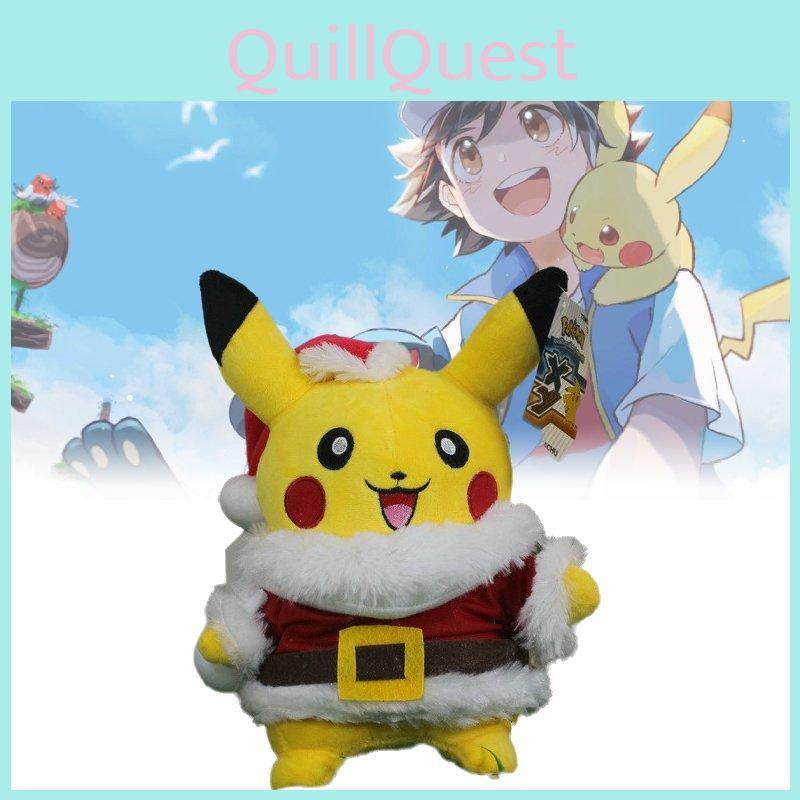 Christmas Plush Pikachu Toy Doll Room Decoration Children Gift Pp Cotton