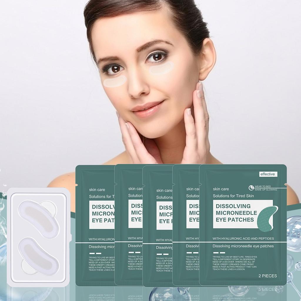 Гиалуроновая маска-патч для глаз, увлажняющая, осветляющая, от морщин, «гусиных лапок», удаляющая темные круги, увлажняющая маска-патч для глаз, 1 пара, 3 мл