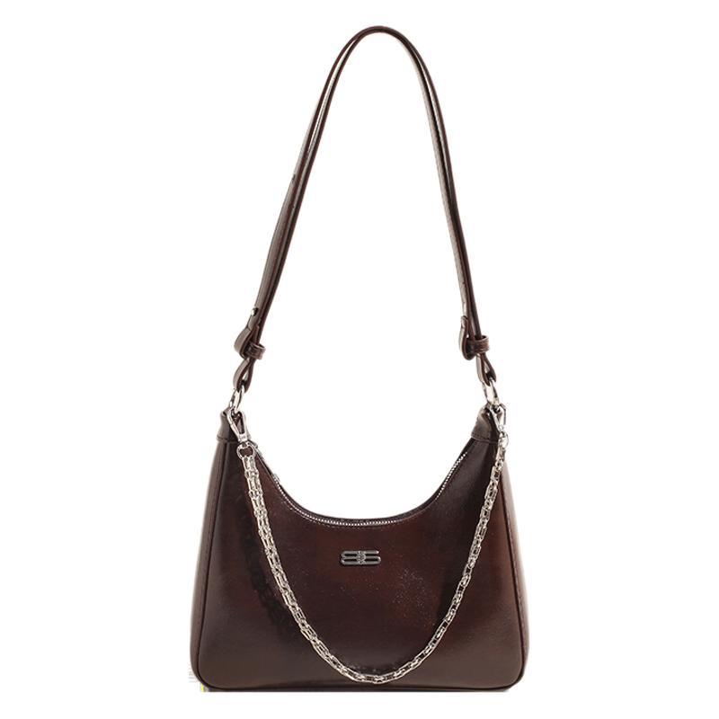 Популярная в этом году женская сумка под мышкой 2025 модная цепочка взрывной узор сумка через плечо высококлассная повседневная сумка-мессенджер