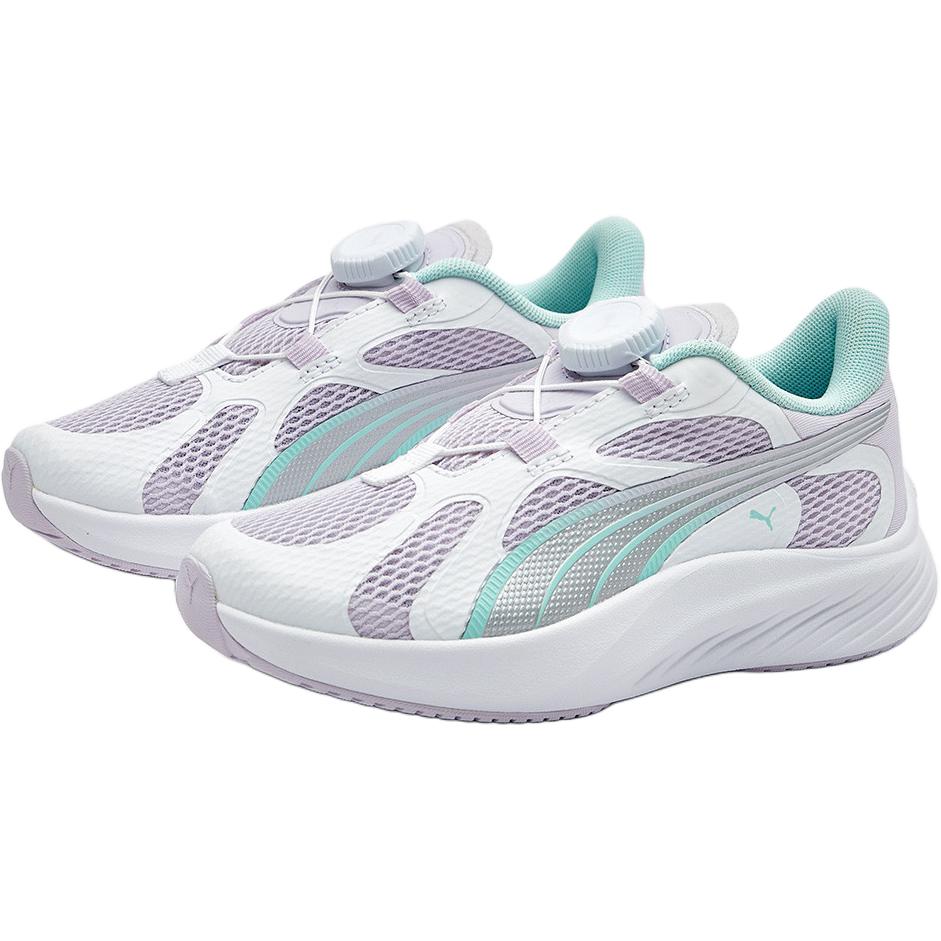 Puma Pounce Lite Тканевые дисковые Удобные Универсальные Тренировочные Спринтерские Гоночные Легкие Амортизирующие Низкие Кроссовки Детские кроссовки 404330-03