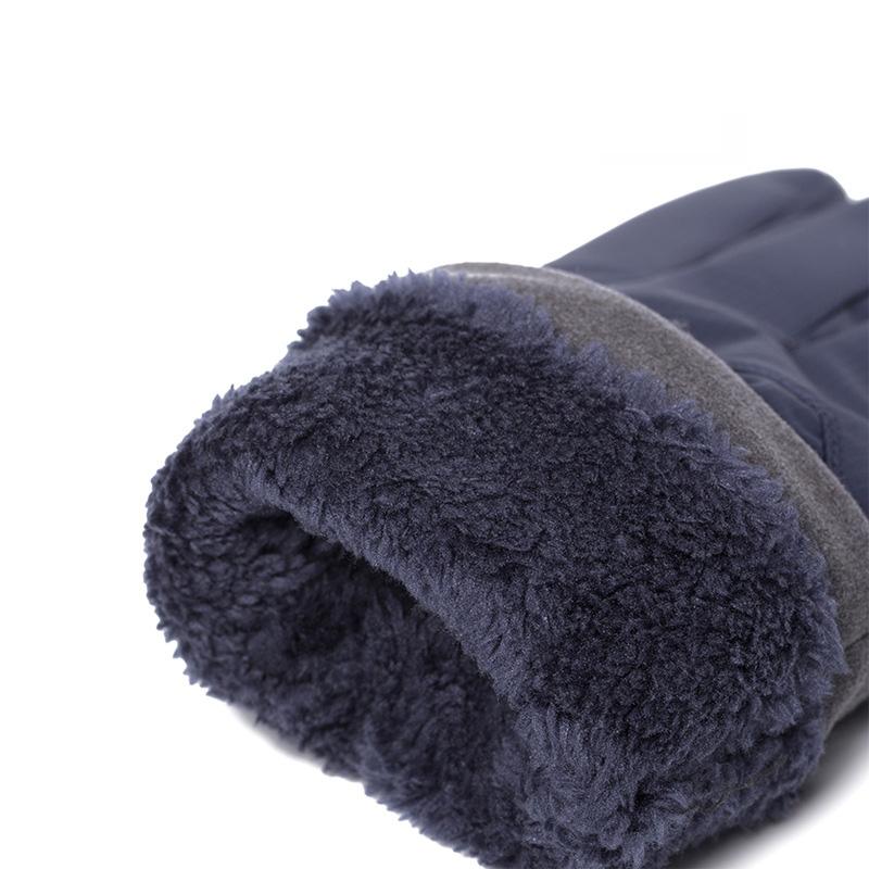 Мотоциклетные перчатки для мужчин Зимние теплые флисовые Водонепроницаемые Толстые Мотоциклетные Нескользящие Уличные Лыжные Мягкие Ветрозащитные Перчатки