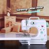 Sewing Machine Household Multifunction Double Thread Mending With LED Night Light Mini Professional Manual Patching 12 Stitches