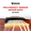 WINGO Capo Tast для электрогитары Professional Perfect Tension Capo Black Гитара/Акустическая - -