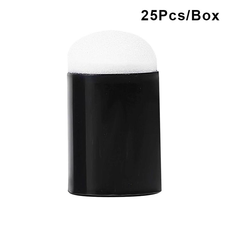 Пальчиковые спонжи для рисования лица, 25 штук, набор для рукоделия, боди-арт, губки для рисования, спонжи-даберы, мел