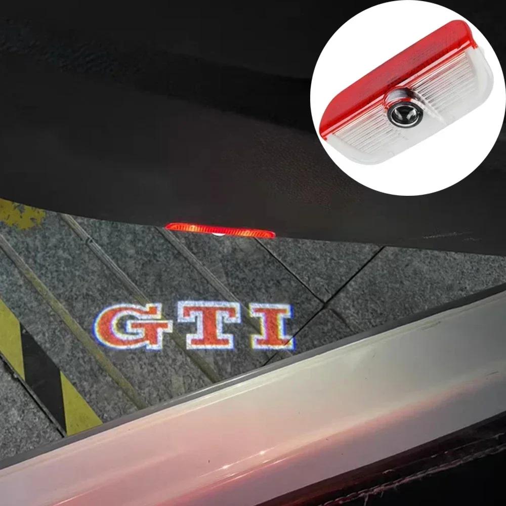 2026 Hot For VOLKSWAGEN VW 2Pcs LED Car Door Light Welcome Projector Lamp for VOLKSWAGEN VW Golf 5 6 7 GTI GTD GTE Sagitar Toura