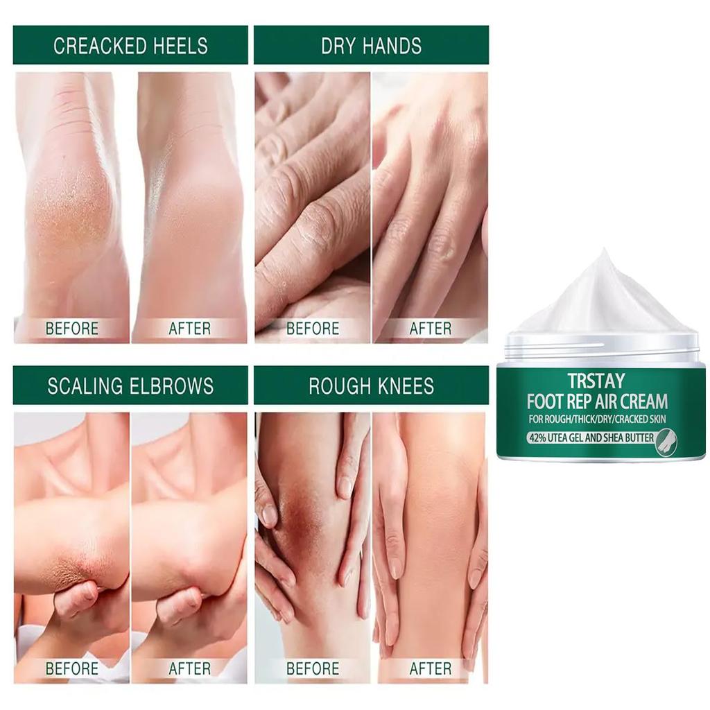 Восстанавливающий крем для ног, который осветляет тон кожи, увлажняет, осветляет тусклость и укрепляет кожу.