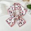 Long Silk Scarf, High-end New Versatile Hair Tie Streamer, Atmosphere Ribbon, Spring and Summer Decorative Scarf, Tied Bag Streamer