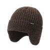 New Add Fur Lined Warm Winter Hats Stylish Men Women Soft Beanie Hat Classic Knitted Earflap Hat Warm Caps With Ears