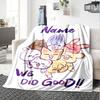 Customizable Kpop Team5 Throw Blanket – Personalized Name, All-Season Cozy Snug Blanket, Machine Washable, Personalized Blanket