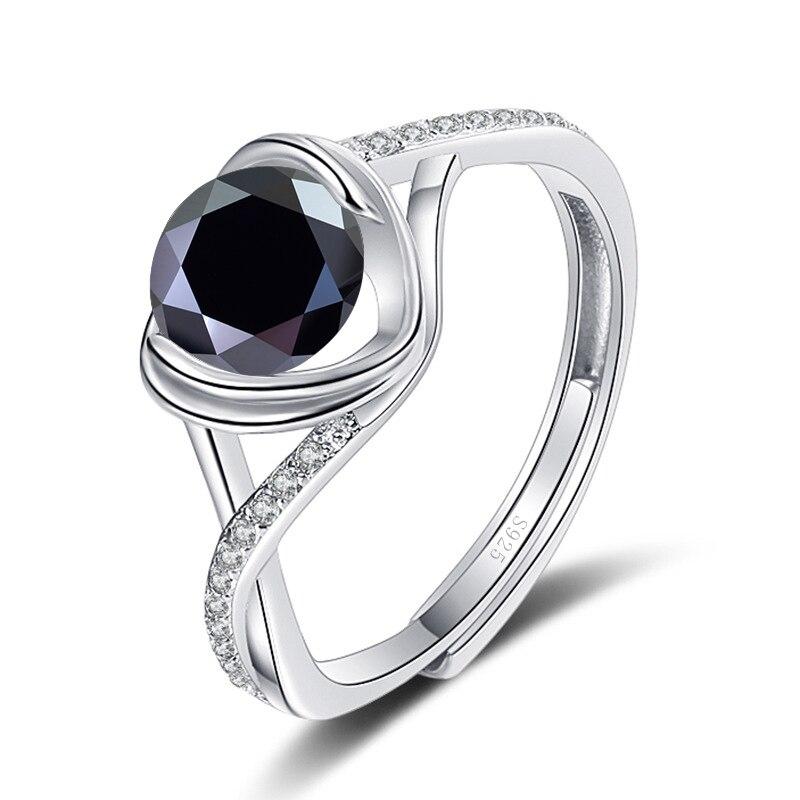 Bague Ringen Женское обручальное кольцо с крестом в один карат из камня Mosang из чистого золота 925 пробы, свадебные украшения, измененный размер