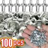 100PCS Aluminum Alloy Expansion Rivet Hammer Drive Rivet Percussion Knock Type Small Tapping Expansion Screws Fasteners