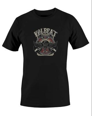 Унисекс Мужская Футболка с Графическим Принтом Volbeat