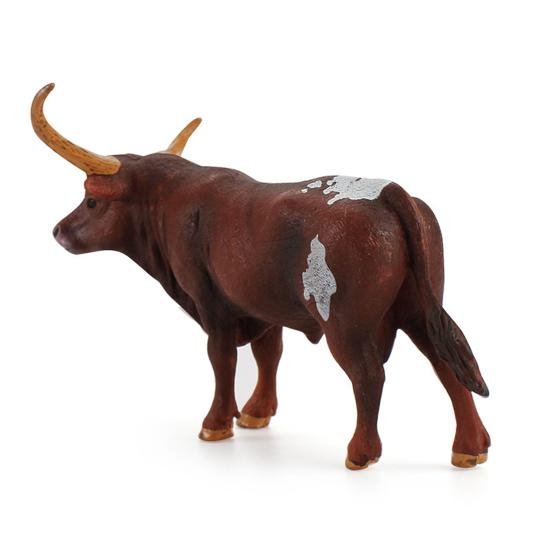 Children Cognitive Education Animal Longhorn Cattle Hand-drawn Cow Model Toy