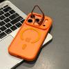 Металлический держатель-подставка для камеры Прозрачный чехол для iPhone 17 Air 16 15 14 Plus 13 12 11 Pro Max Для беспроводной зарядки Magsafe Защитный бампер