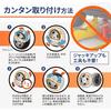 Seiwa GT-3 Snow Socks Non-Metal Fabric Tire Chains Easy Installation for Passenger Cars