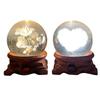 Crafts Display Stand LED Crystal Ball Base Crystal Ball Holder Crystal Sphere Base Home Decoration