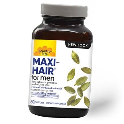 Мужские Витамины для кожи и ногтей, Maxi-Hair for men, 60гелкапс (36124075)