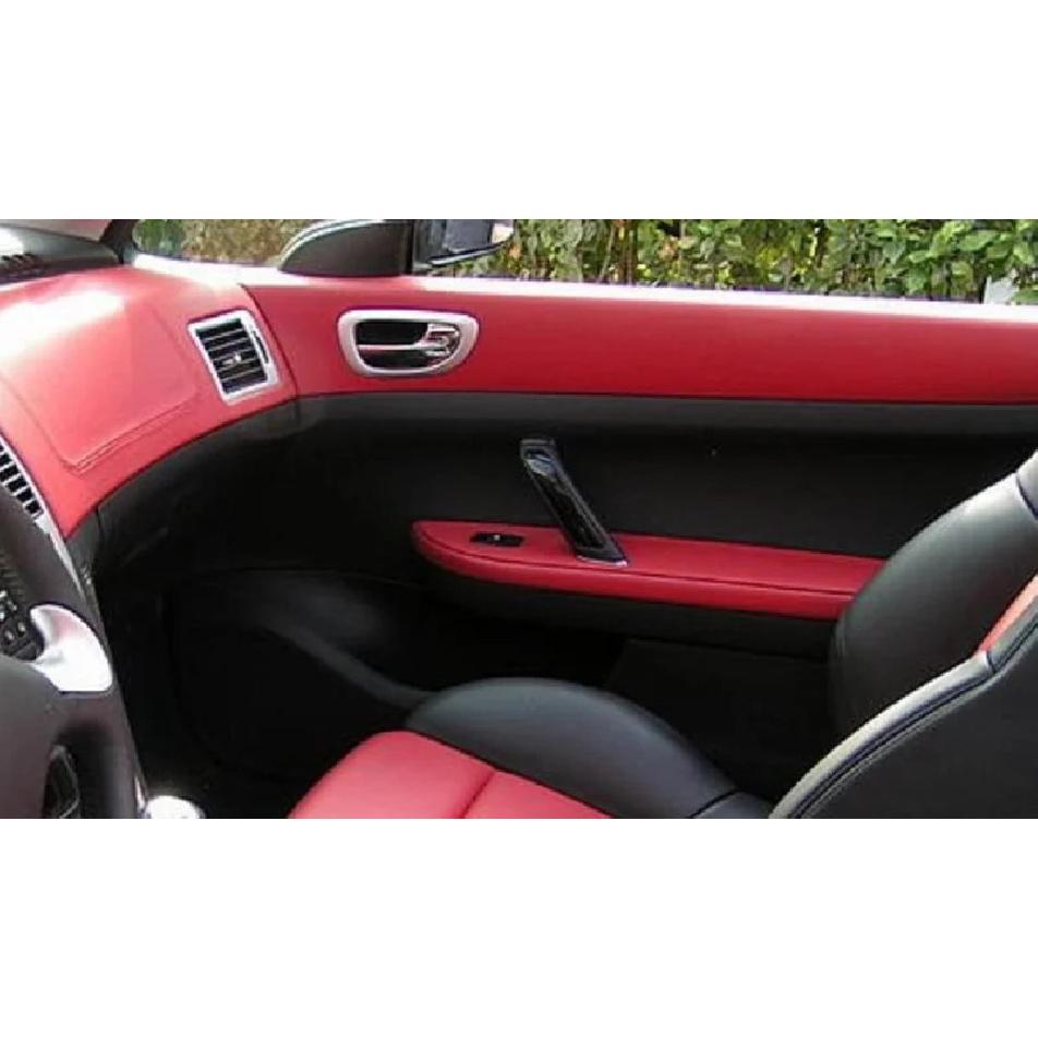 For Peugeot 307cc 2004 2005 2006 2007 2008 Microfiber Leather Car Door Armrest Panel Protective Cover car accessories interior