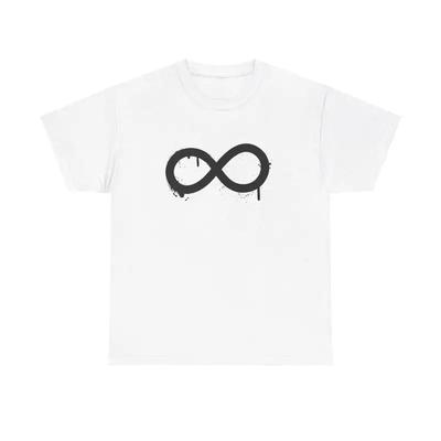 Spray Paint Infinity Symbol T Shirt Cool Minimal Street Art Graffiti Urban Art