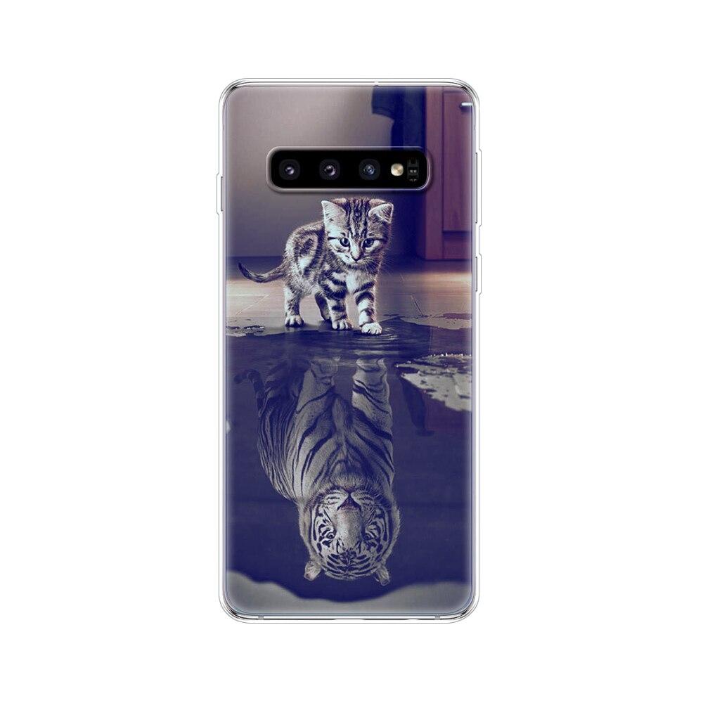 Чехол для Samsung Galaxy S10 S10Plus, силиконовый чехол из ТПУ для телефона S10 E, чехол для Samsung S10 Plus G975F S 10 SM-G973F, прозрачный