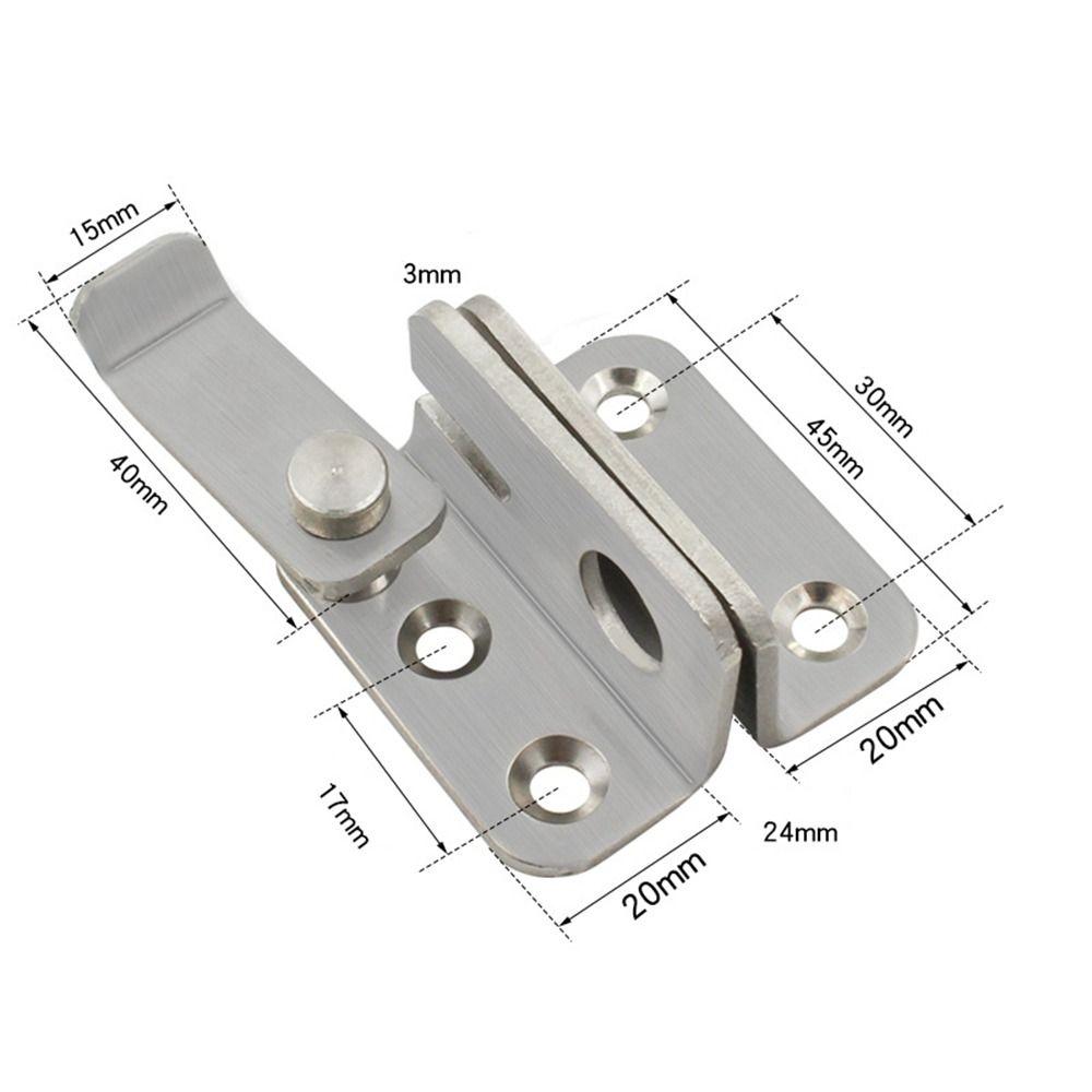Thick Door Buckle Stainless Steel Safety Door Lock New Padlock Latch Door
