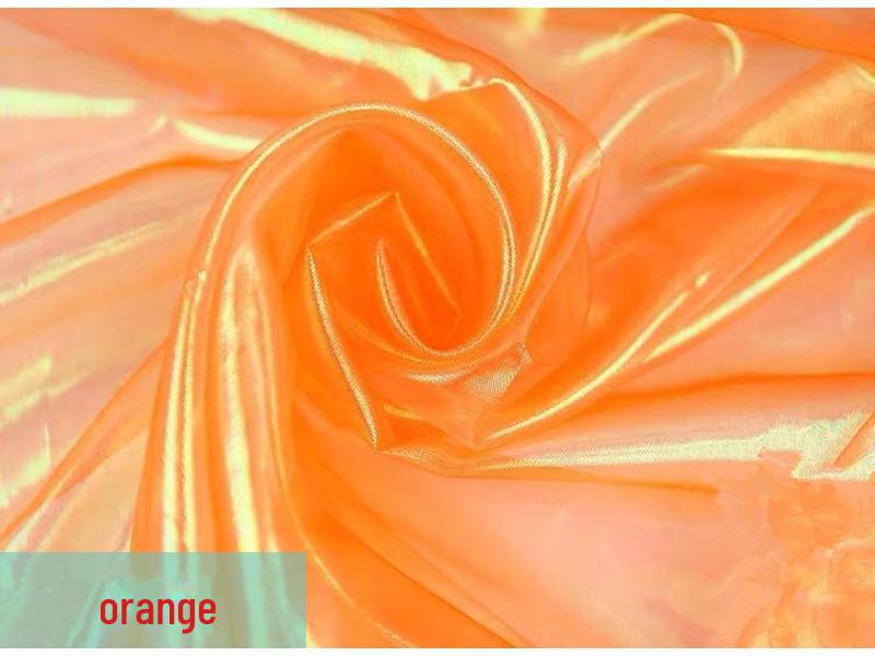 Цветная фантазийная лазерная марлевая ткань для платья принцессы Аиши и костюмов для выступлений