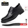 Мода Весна/Лето Мужские 37-45 Мужские Плоские/6СМ Увеличивающие Рост Обувь-Лифт Деловые Формальные Кожаные Туфли Мужские Британские Повседневные Свадебный Костюм