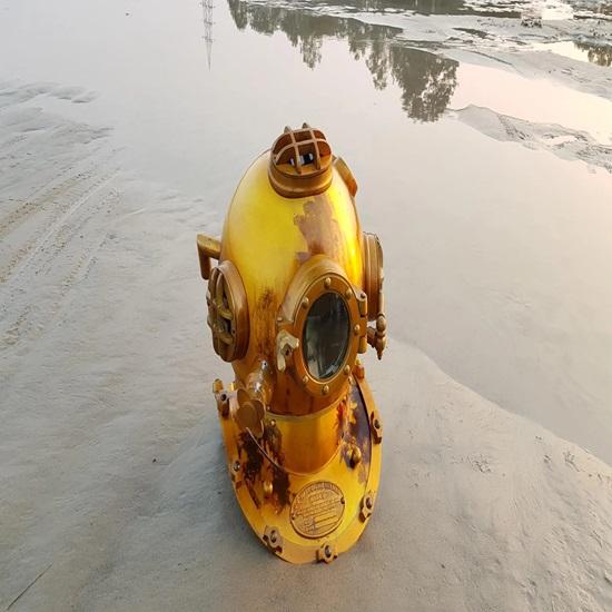 45,72 см Шлем для подводного плавания Mark V Шлем для дайвинга с глубоким погружением Шлем для морских погружений