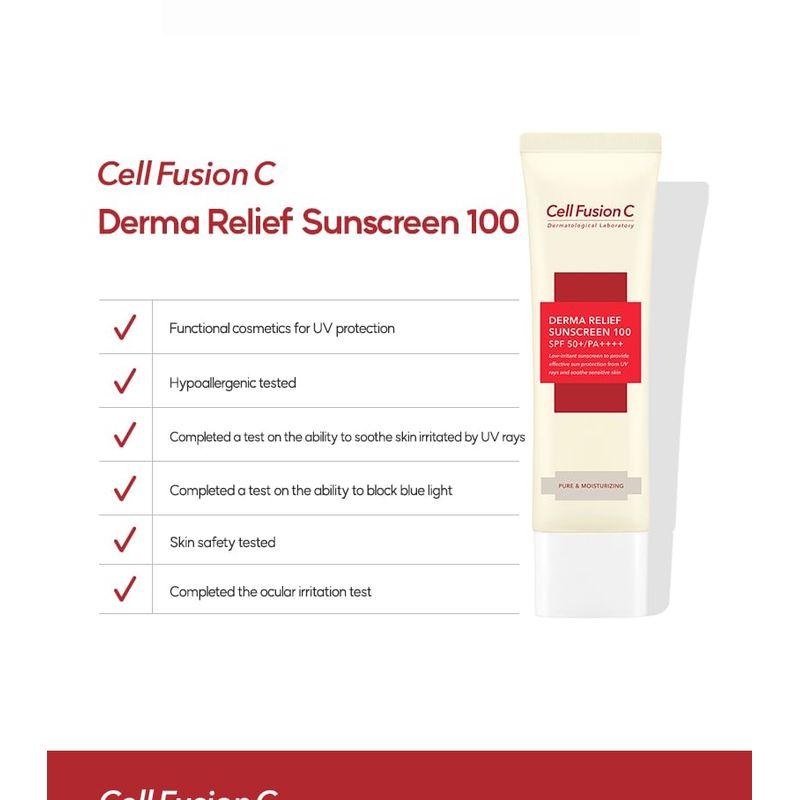 Cell Fusion C Солнцезащитный крем Derma Relief 100