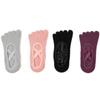 Yoga Hot Sneaker 4 Pair Pair Set 5 [Win.Deeper] Socks, Anti-Slip, Yoga, Sports, Pilates, Socks, Women's, Set/3 (4 Colors, Toes)