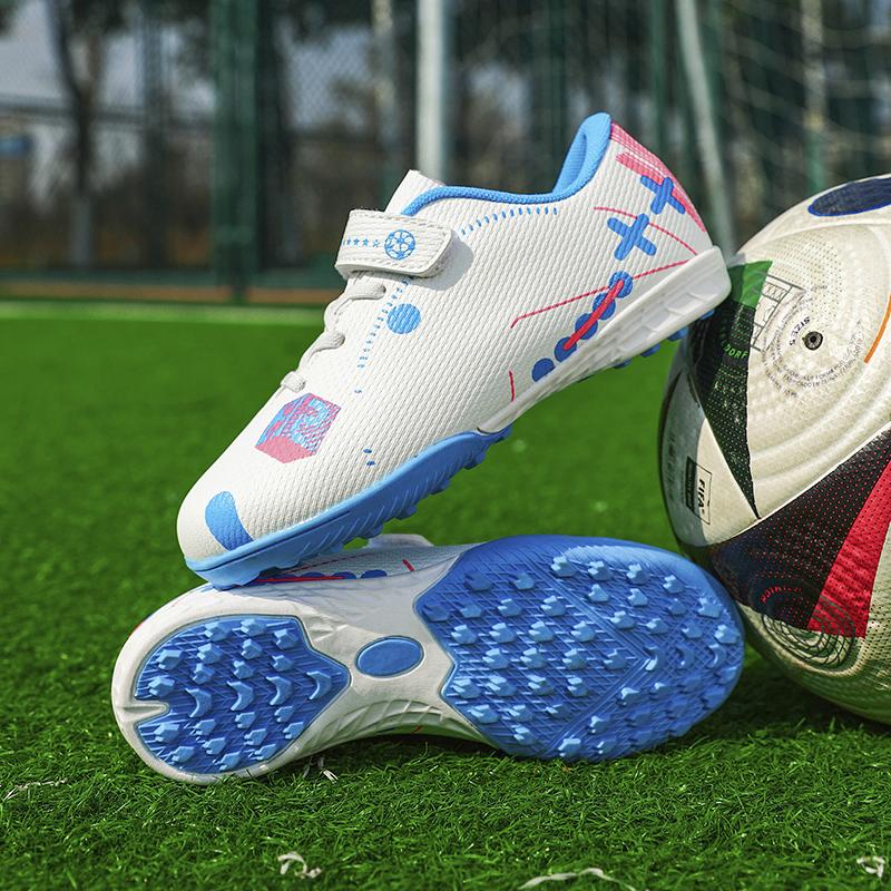 Kids Soccer Shoes Society FG School Football Boots Cleats Grass Sneakers Boys Girls Outdoor Athletic Training Sports Footwear