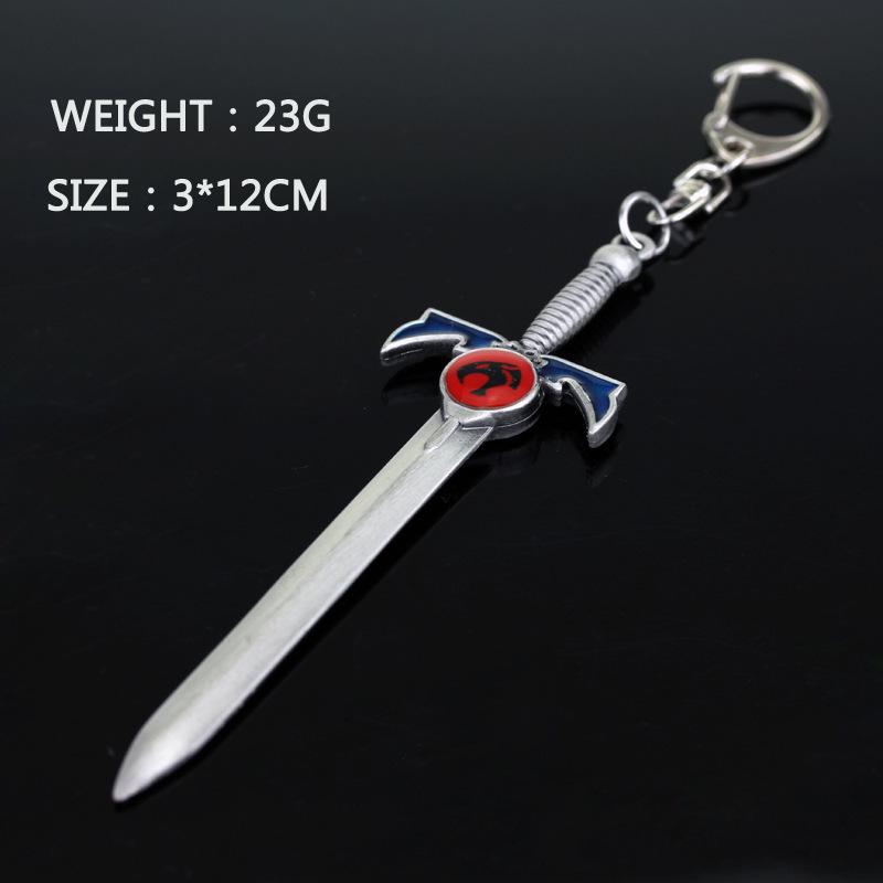Модель брелока с логотипом Thundercats Omen Sword в стиле аниме