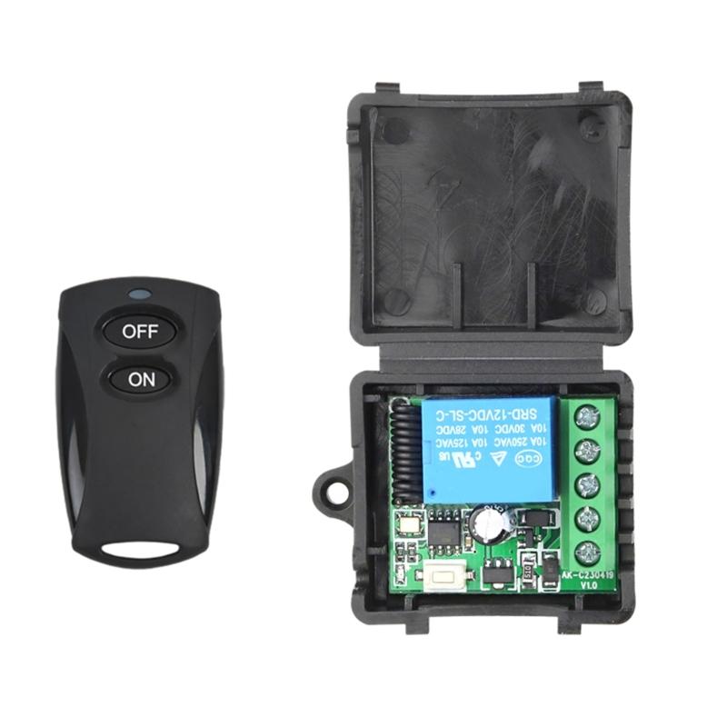 DIY Wireless 433MHz 315mhz Universal Remote Control Switches 12V High Current Remote RF Receiver Module For LED Lights