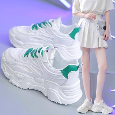 Обувь для папы на платформе Ins, новые летние модные студенческие кроссовки в корейском стиле с дышащей сеткой, женская обувь 888