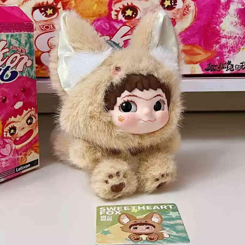 Набор Wakuku Fox Bunny Trickor Treat Blind Box Cute Wakuku Action Figure Mystery Box Fox Bunny Anime Doll Keychain Suprice Bag Toys