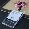 Work Identity ID Card Holder Adjustable Name Card Cover Business Card Holder  Women Men