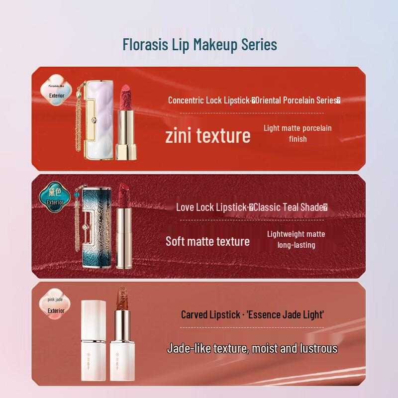 Матовая помада Florasis Tongxin Lock