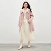 Qiu Shui Yi Ren Women's Classic Lapel Mid-Length Wool Coat